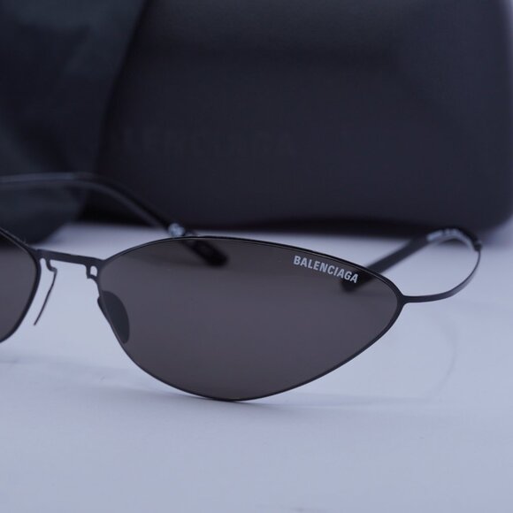 Balenciaga BB0350S 001 Cat Eye Sunglasses - Black/Grey - Picture 5 of 11